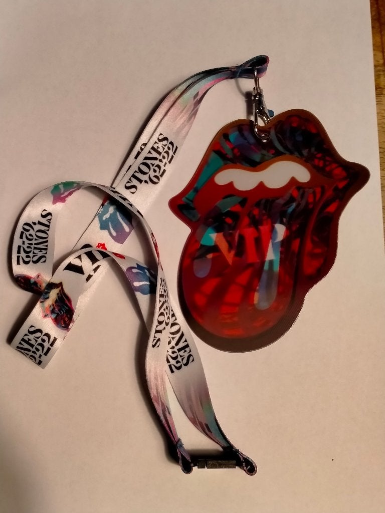 Rolling Stones 62-22 keycoard key coard VIP concert pasje, Ophalen of Verzenden, Zo goed als nieuw, Overige typen