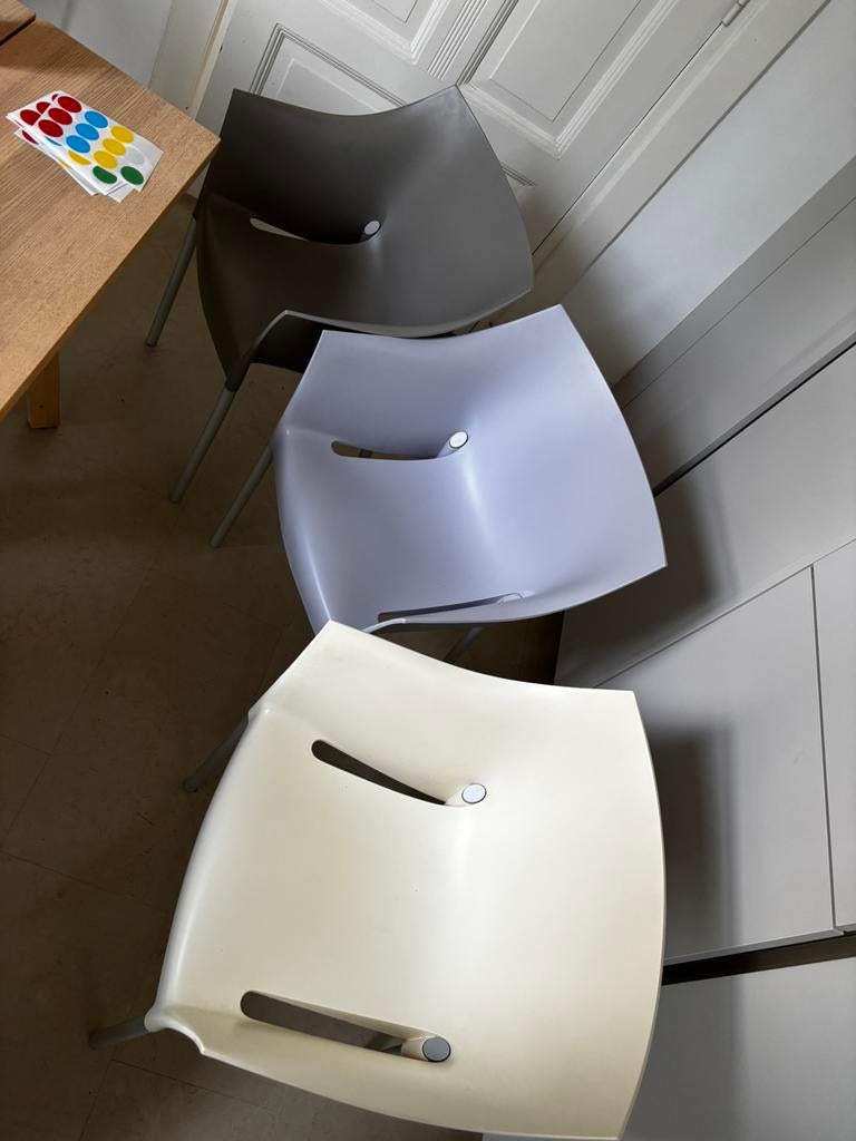 6 x Dr. NO Kartell stoelen, Kunststof, Gebruikt, Overige kleuren, Ophalen of Verzenden