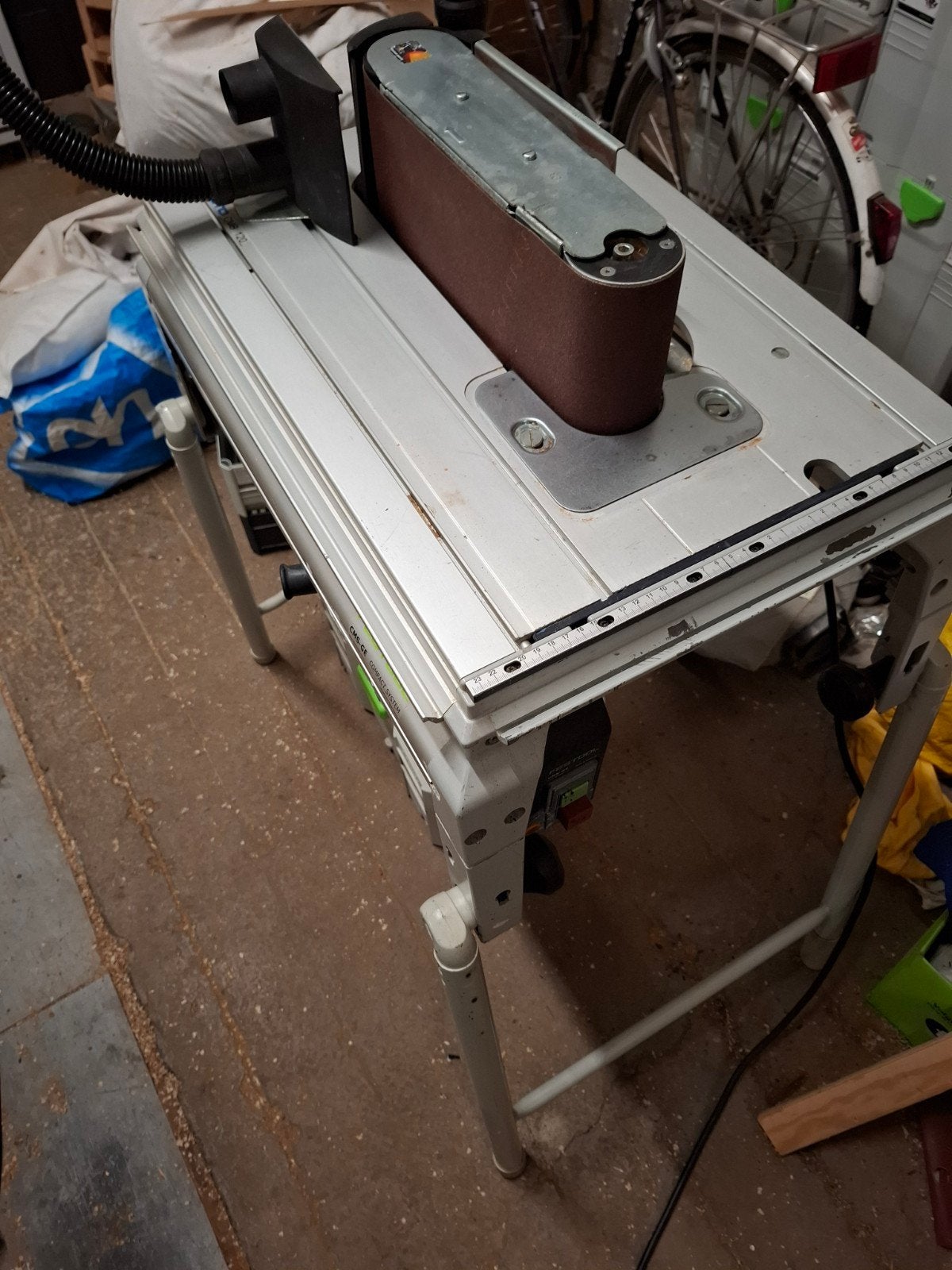 Festool cmb120 bandschuurmodule met cms tafel, Ophalen