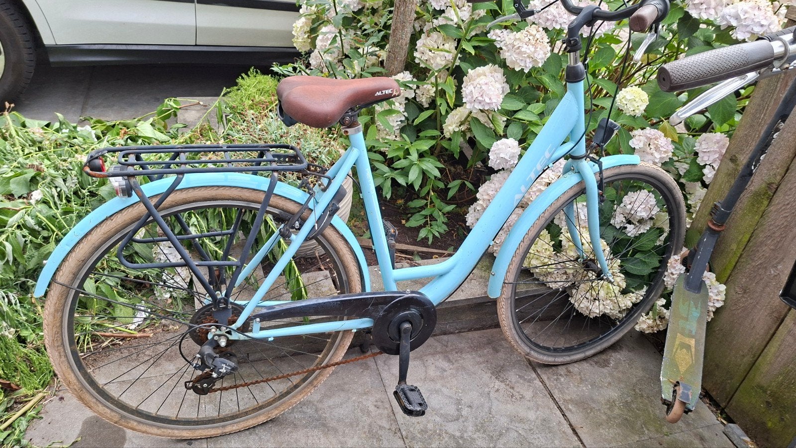 Altec metro meisjes fiets. Gebruikt. Blauw, Ophalen of Verzenden, Gebruikt, Overige merken