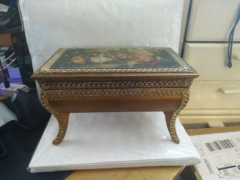 Vintage muziekdoos, Antiek en Kunst, Antiek | Woonaccessoires, Ophalen of Verzenden