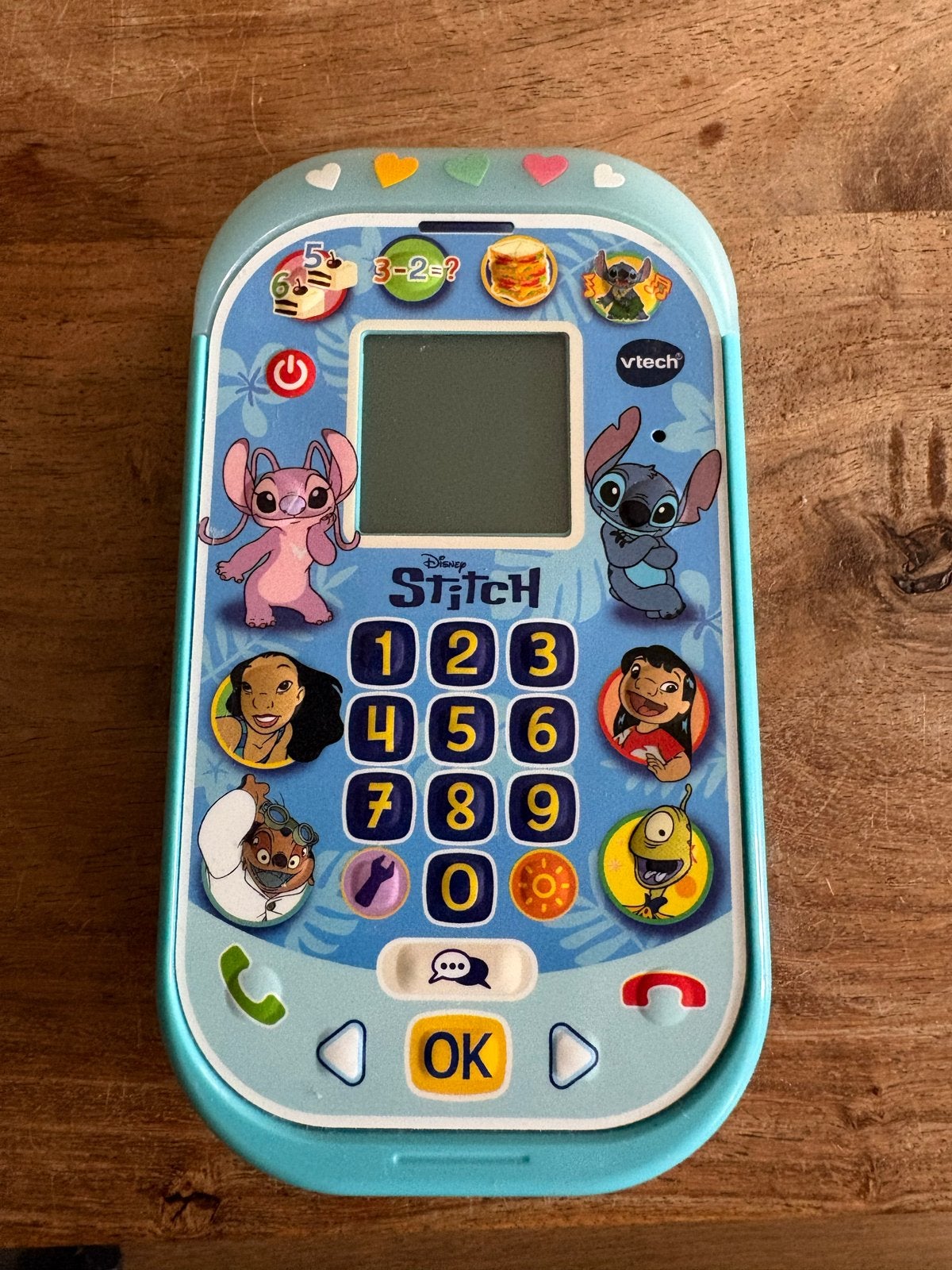 VTech Disney Stitch Telefoon - Zo goed als nieuw, Kinderen en Baby's, Ophalen of Verzenden, Zo goed als nieuw, 2 tot 4 jaar
