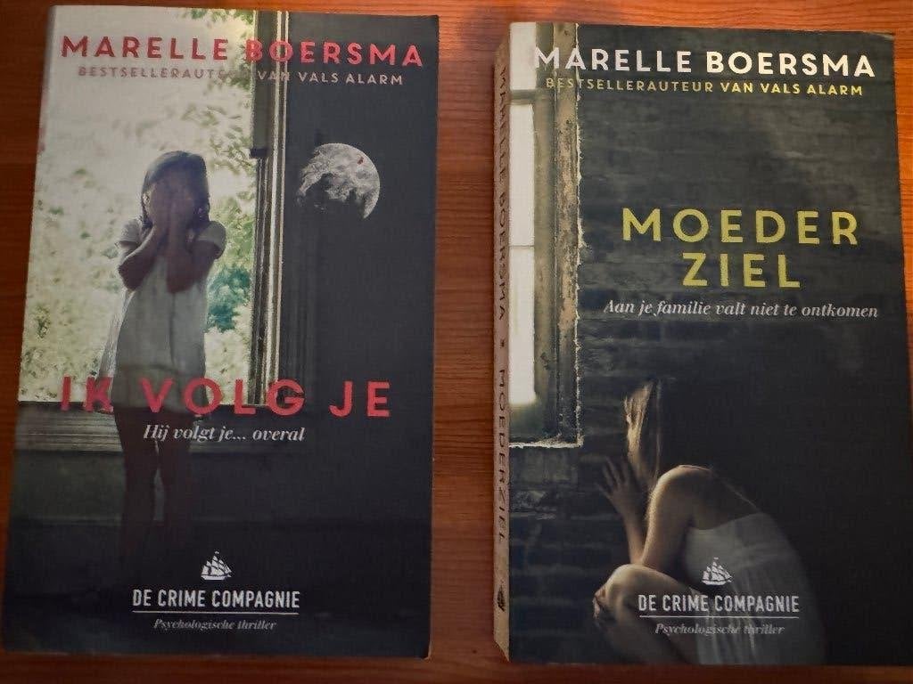 5 THRILLERS O.A. MARELLE BOERSMA, Ophalen, Zo goed als nieuw