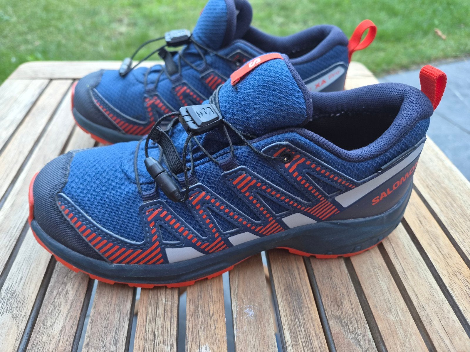 Salomon XA Pro 3D Kinderschoenen - Maat 35 - Blauw (Waterdic, Ophalen of Verzenden, Zo goed als nieuw, Schoenen