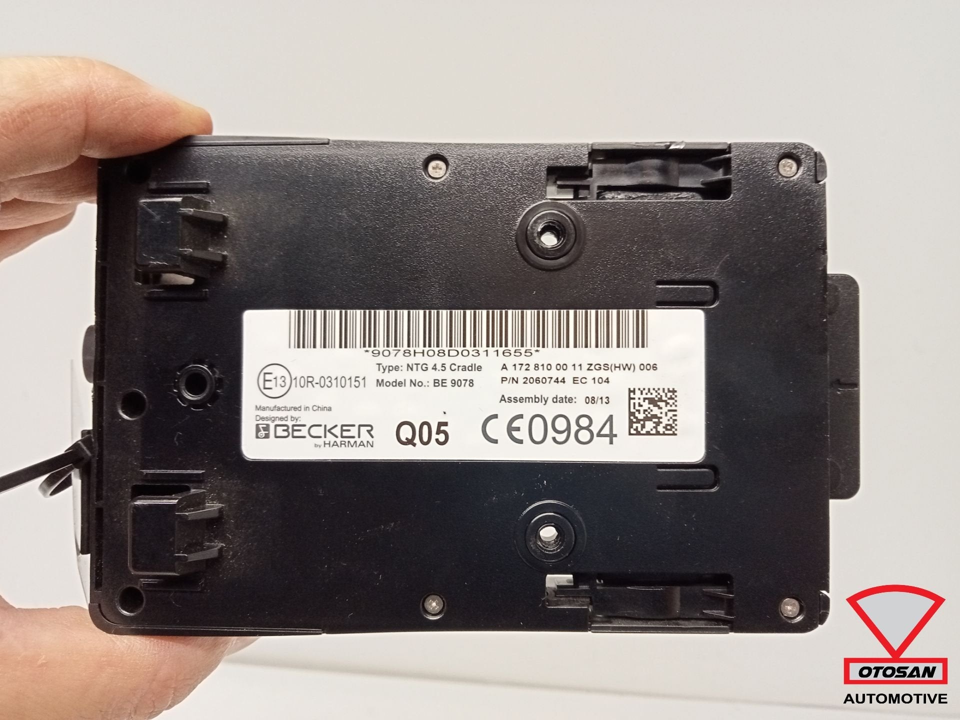 Mercedes C Klasse W204 Becker Module Houder A1728100011, Gebruikt, Mercedes-Benz AG, Mercedes-Benz, Ophalen of Verzenden