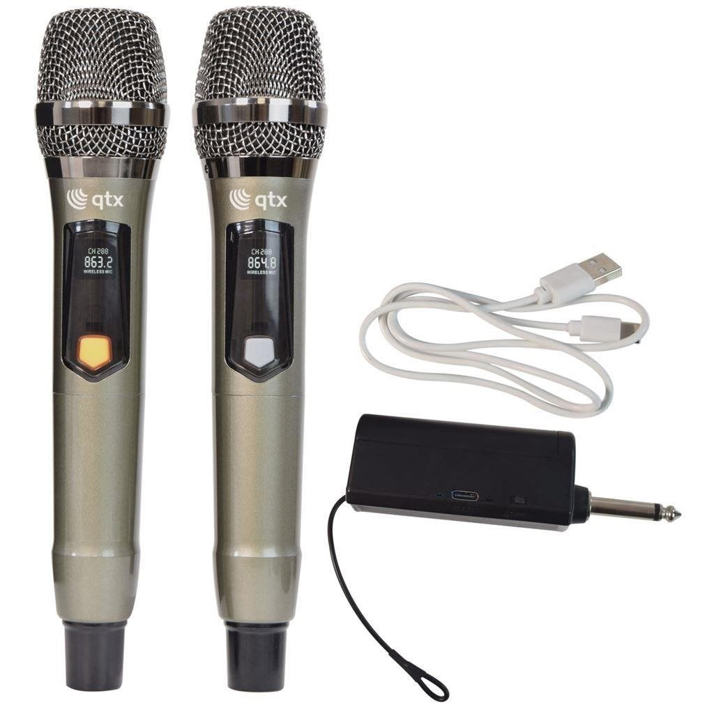 Dubbele draadloze UHF hand microfoons, ., Nieuw, Ophalen of Verzenden, .