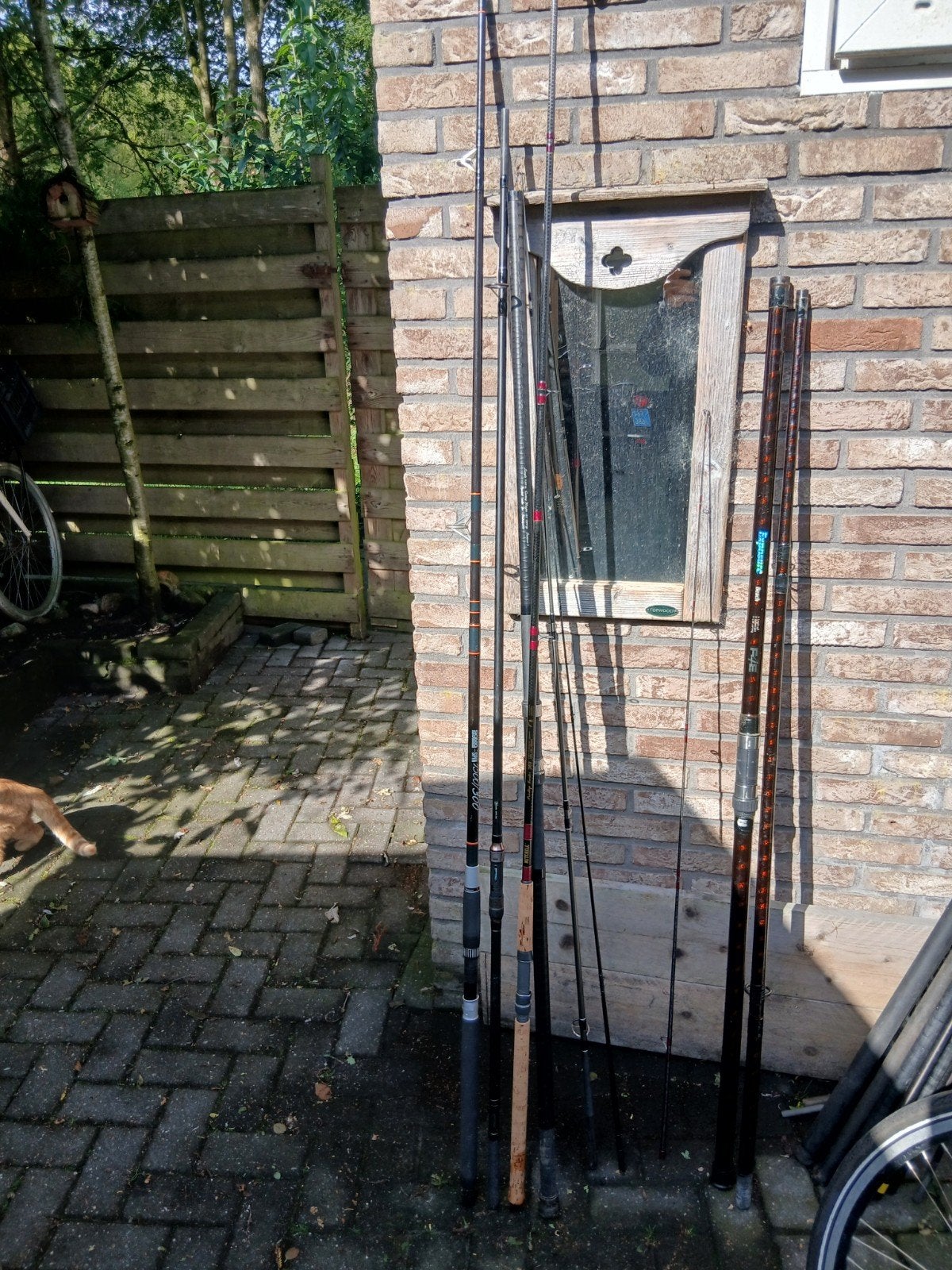 Oncomplete werphengels en werphengeltoppen, Watersport en Boten, Hengelsport | Algemeen, Ophalen, Gebruikt, Overige typen
