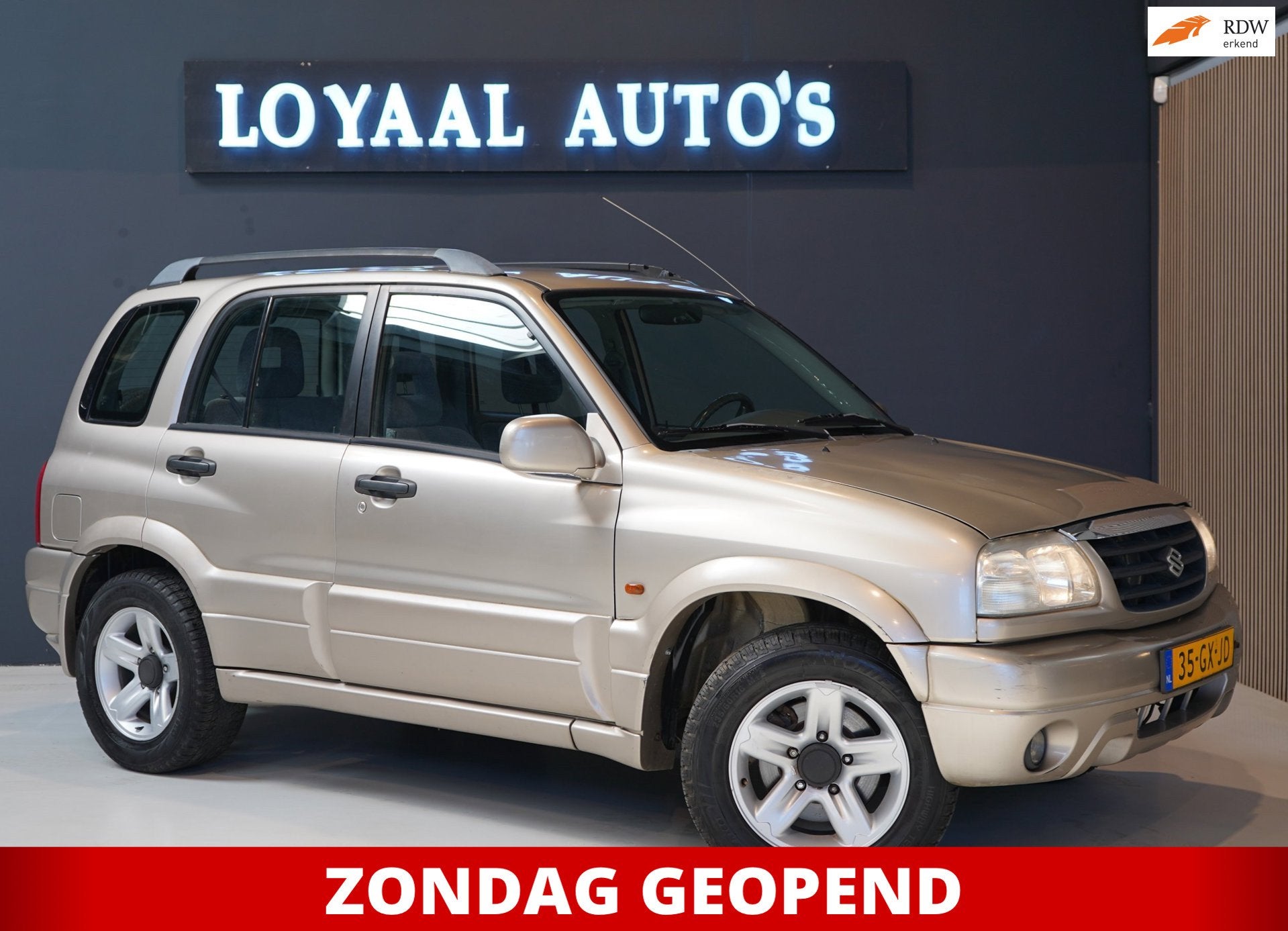 Suzuki Grand Vitara 2.0 | AIRCO | ELEK.RAMEN | APK |4X4|TREK, Auto's, Automaat, Stof, Grand Vitara, Beige
