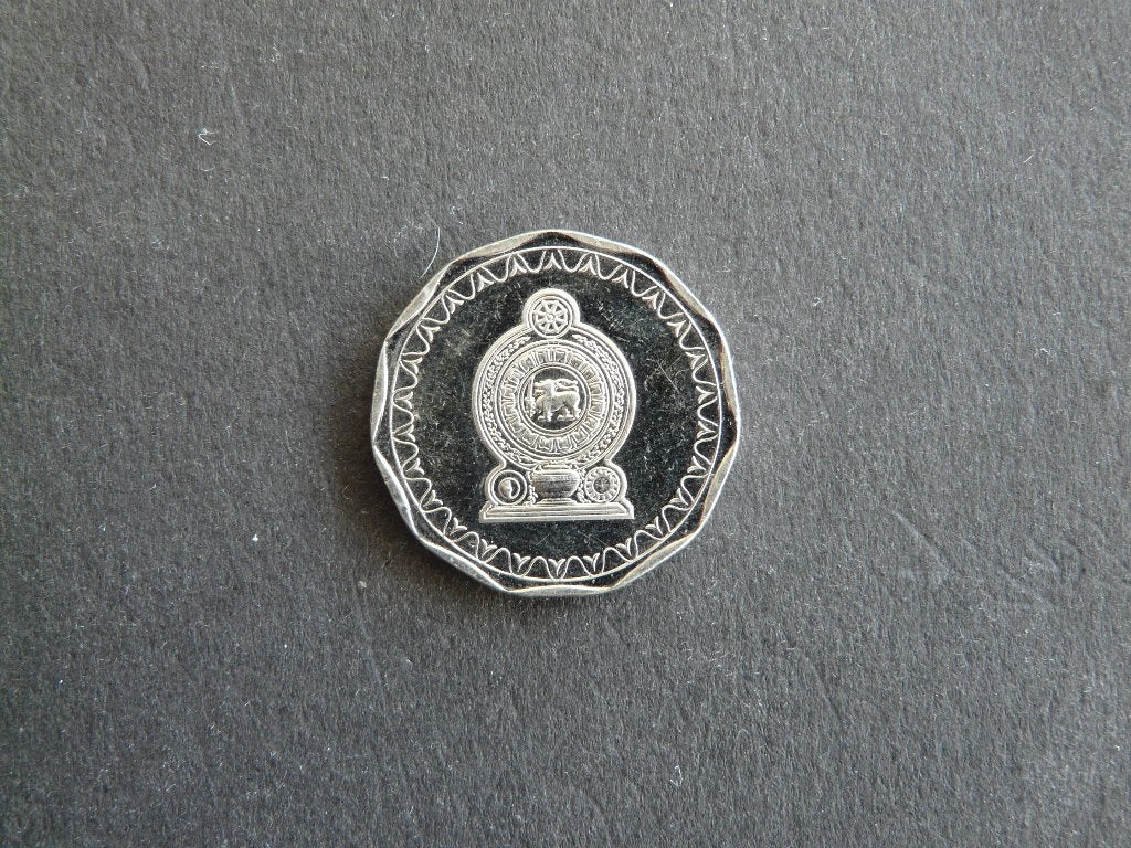 Munt Sri Lanka 10 Rupee, Ophalen of Verzenden, Zuid-Azië, Losse munt