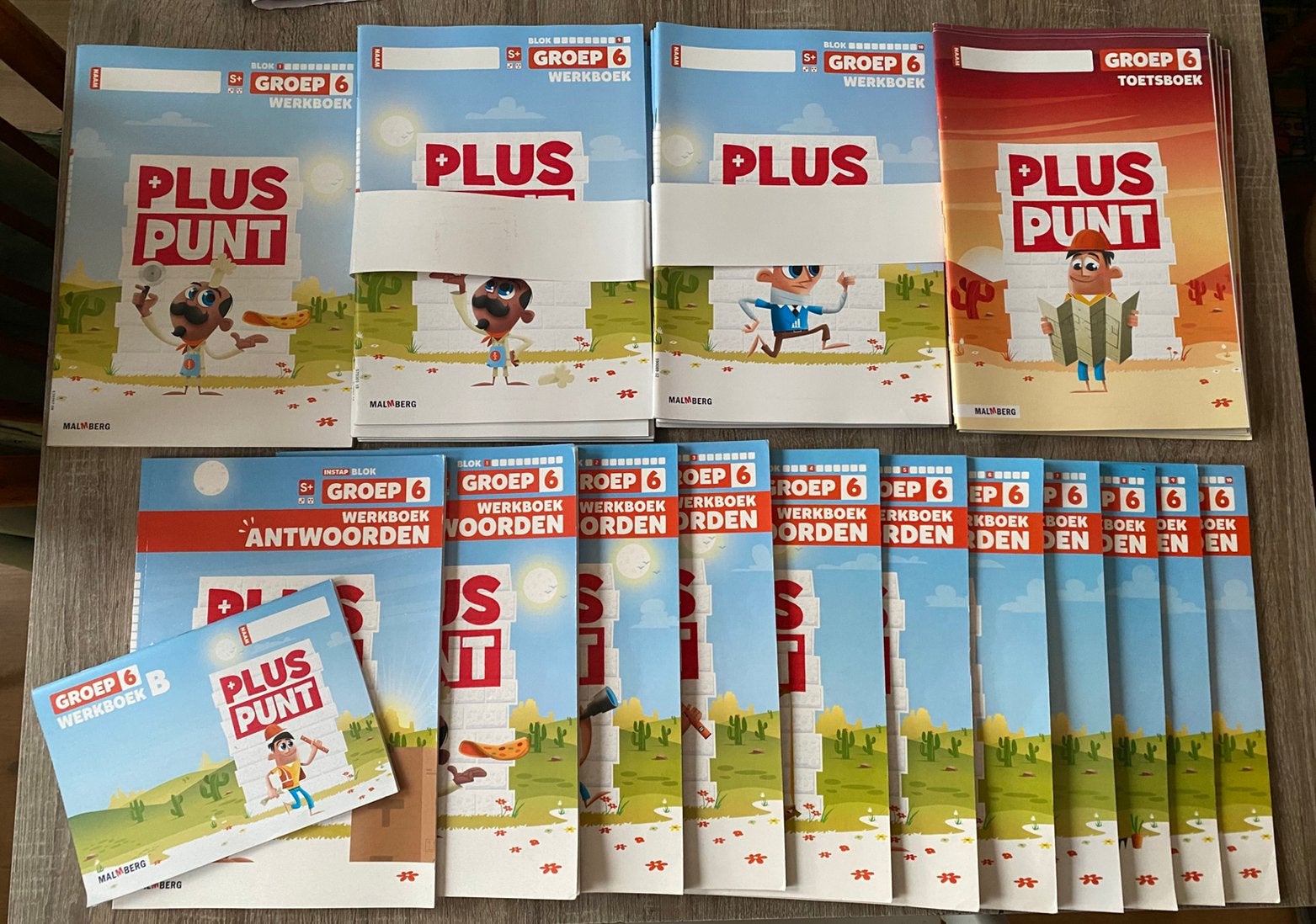 Pluspunt groep 6 S+ (werkboeken, toetsboeken en antwoorden), Ophalen of Verzenden, Nieuw, Overige niveaus, Nederlands
