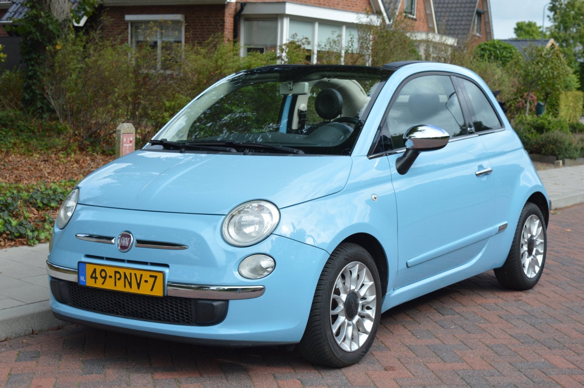 Fiat 500 C 0.9 TwinAir Lounge Org NL/NAP, Auto's, Euro 5, 86 pk, Gebruikt, Cabriolet