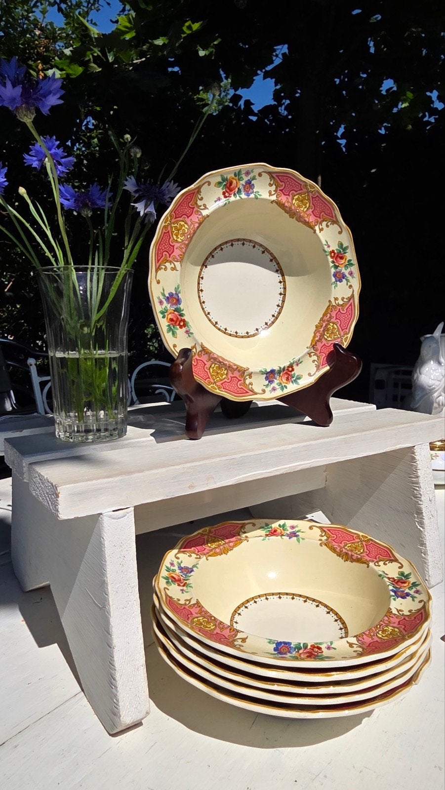 Vintage Myott Staffordshire Porseleinen Schalen Set, Ophalen of Verzenden