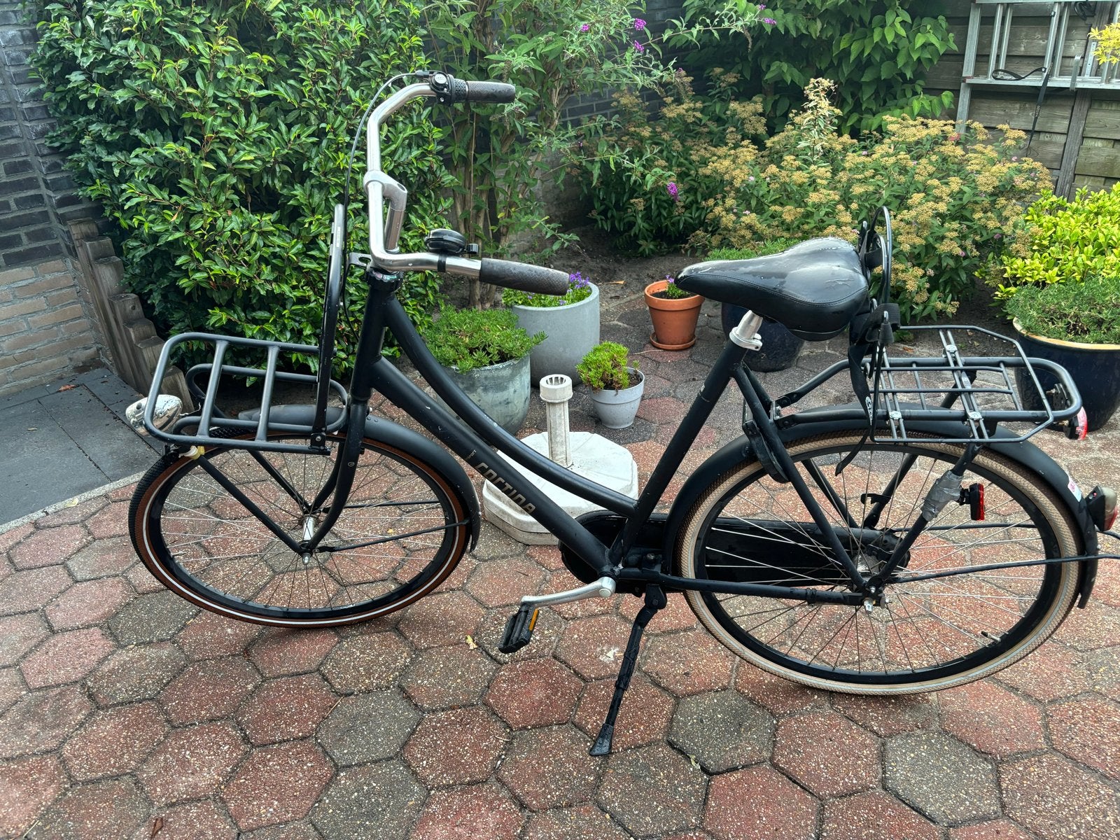 Cortina U4 Transportfiets - Framemaat 61, 3 versnellingen, Fietsen en Brommers, Fietsen | Dames | Damesfietsen, Gebruikt, Versnellingen