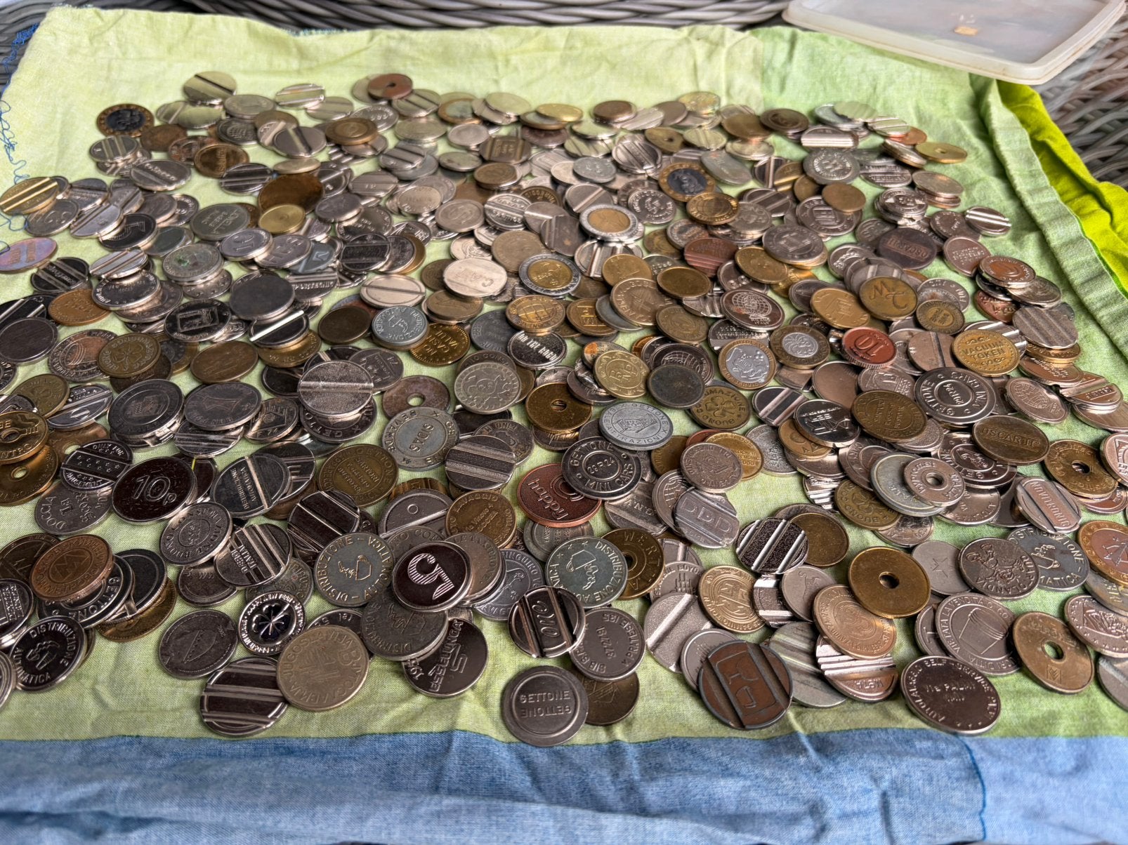 Verzameling partij munten token coins, Ophalen of Verzenden, Buitenland, Munten
