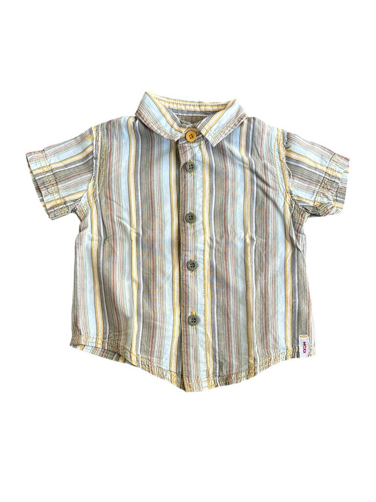 Gestreept baby overhemd blouseje van Mexx maat 68, Kinderen en Baby's, Babykleding | Maat 68, Ophalen of Verzenden, Zo goed als nieuw