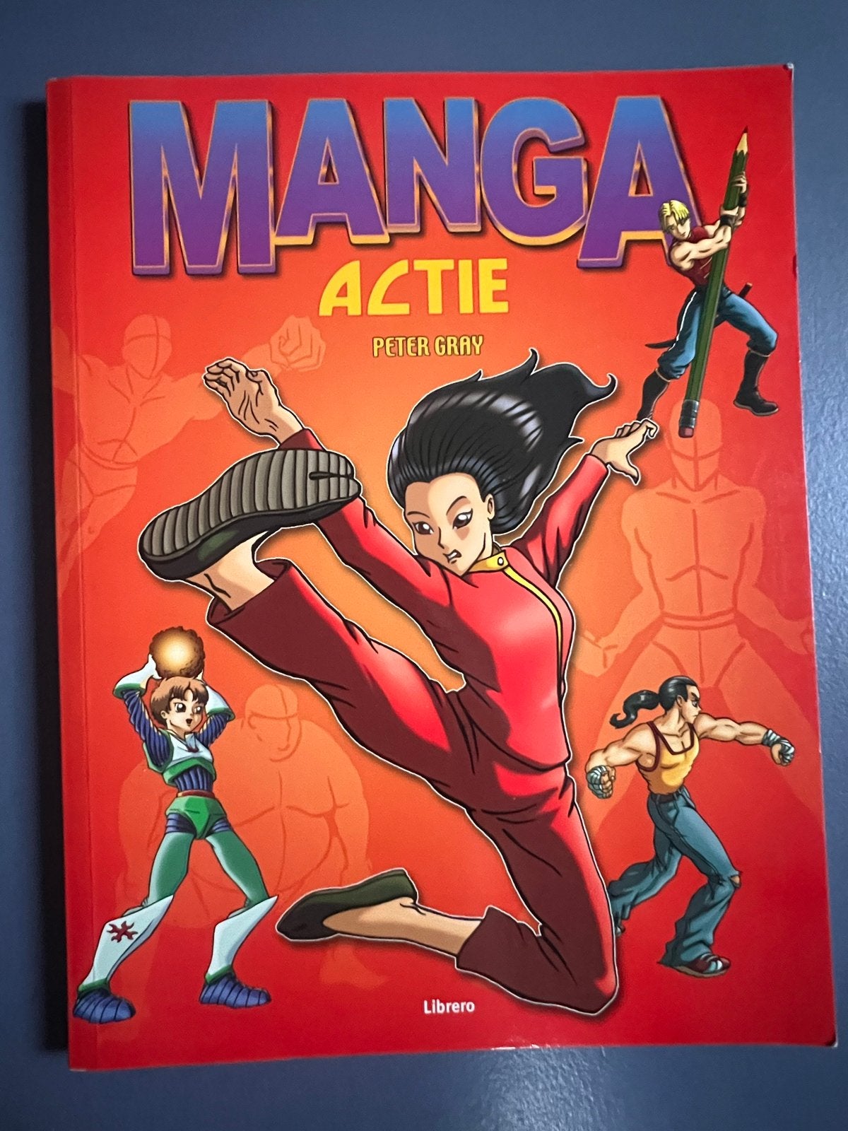 Manga Actie - Leer manga tekenen door Peter Gray, Ophalen of Verzenden, Zo goed als nieuw, Schilder- en Tekenkunst