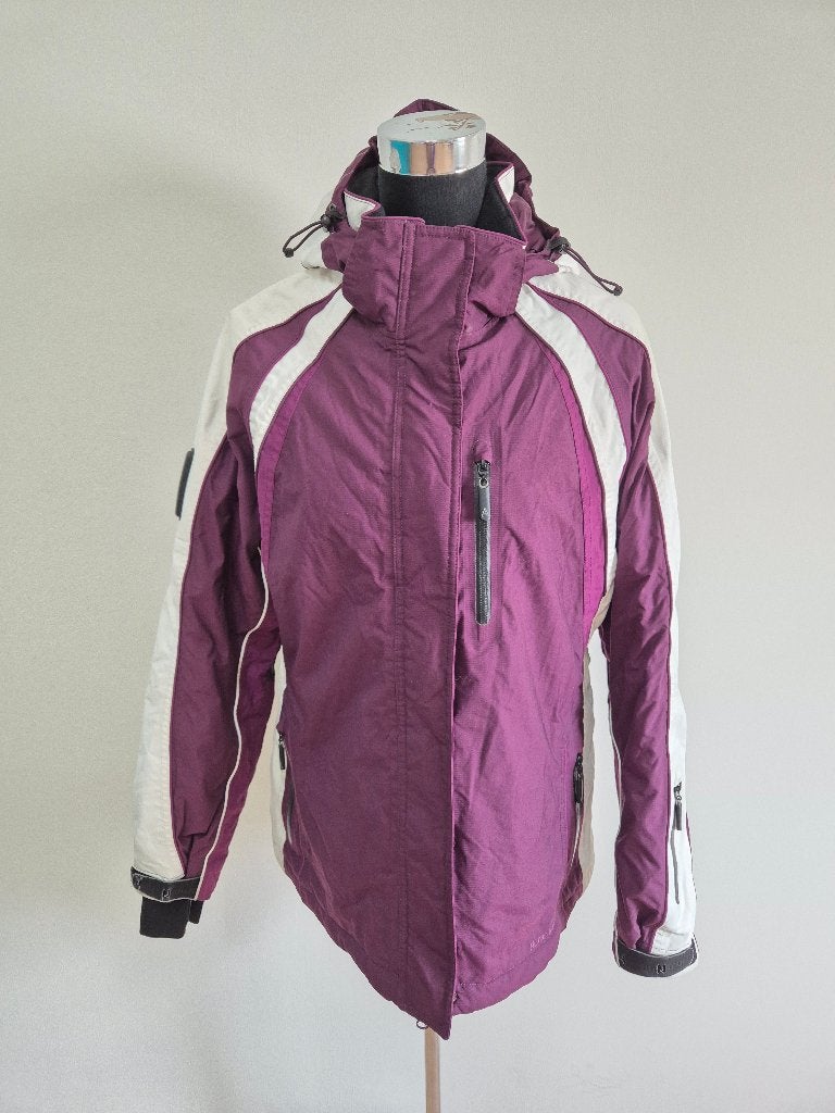 Jas11 - Kort Human Nature paarse winterjas - ski jack mt L, Ophalen of Verzenden, Zo goed als nieuw, Pak