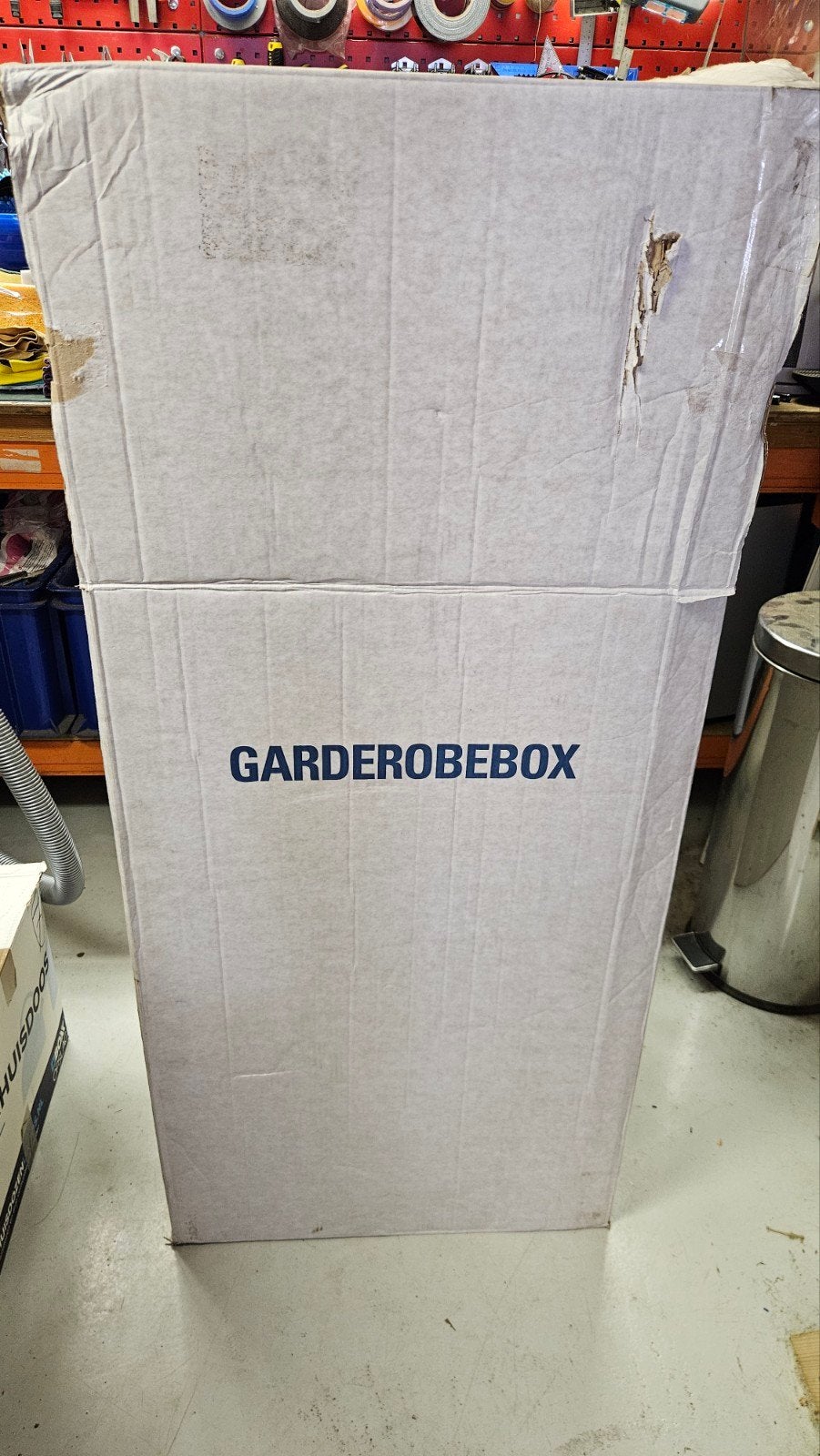 Garderobebox 133x60x50 cm (hxbxd) - Verhuisdoos Kleding, Ophalen, Overige materialen, Gebruikt, 100 tot 150 cm
