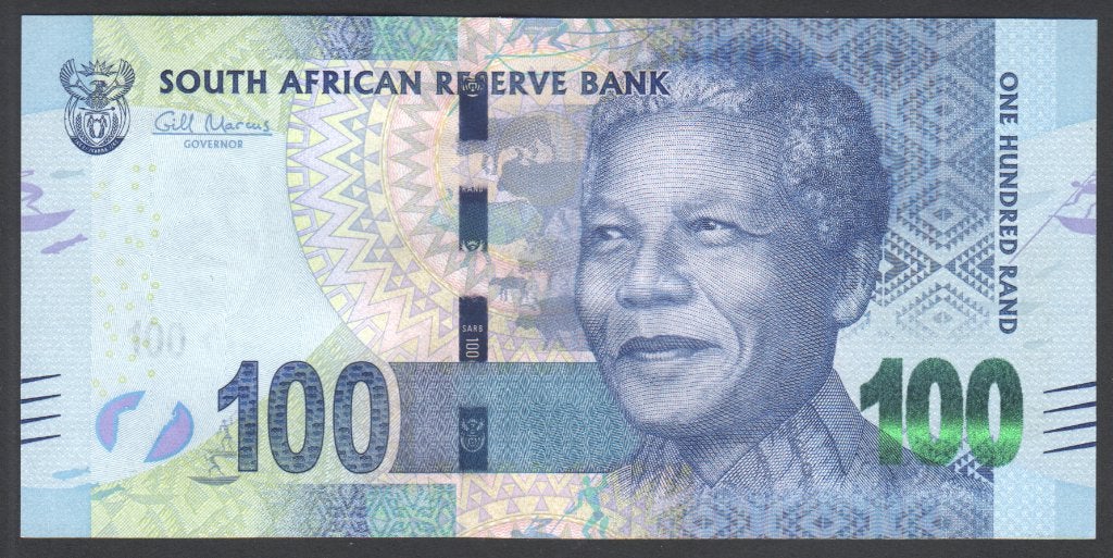 South Africa 100 Rand 2013-2016, Verzenden, Zuid-Afrika, Los biljet