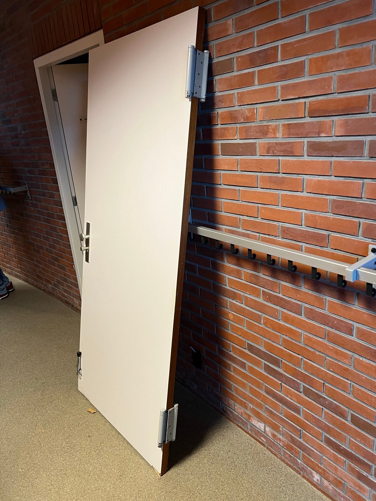 Brandwerende massieve stompe binnendeur 93x211 cm, Doe-het-zelf en Verbouw, Deuren en Horren, Gebruikt, 80 tot 100 cm, Binnendeur