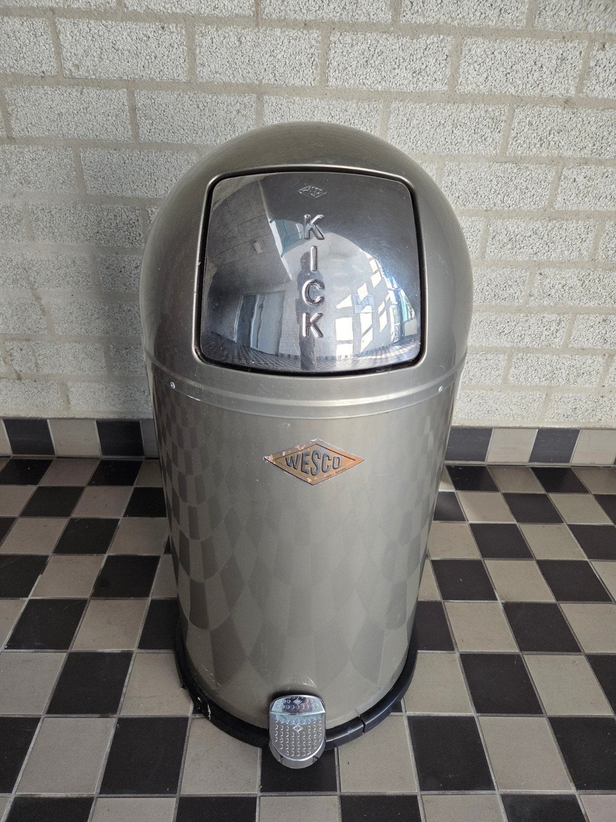 Wesco Kickboy 40 liter, Ophalen, Gebruikt, Met pedaal, 40 liter of meer