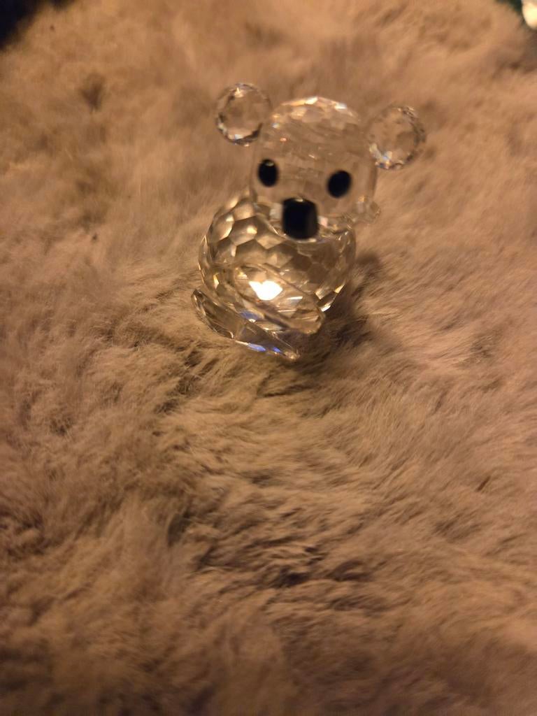 Swarovski Koala Beertje met Doos & Certificaat, Ophalen of Verzenden, Zo goed als nieuw, Figuurtje