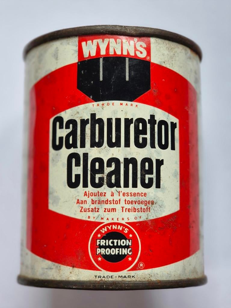 Wynn's Carburetor Cleaner Olie blikje, Ophalen of Verzenden, Gebruikt, Overige