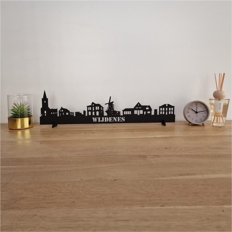 Skyline Wijdenes - MDF 4 mm zwart, Huis en Inrichting, Ophalen of Verzenden, Nieuw