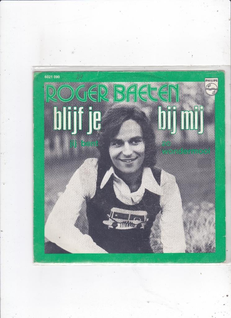 Single Roger Baeten - Blijf je bij mij, Ophalen of Verzenden, Gebruikt, Nederlandstalig