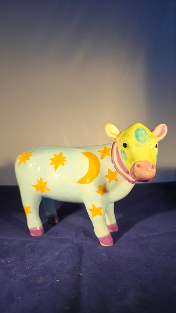 Handgeschilderde Koe - Cowparade Stijl?, Antiek en Kunst, Ophalen of Verzenden