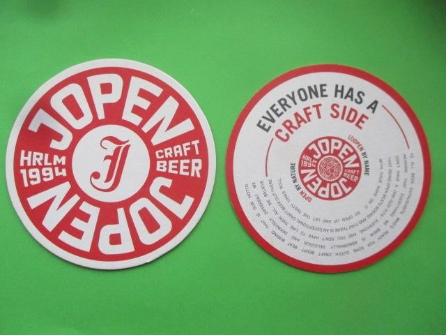 bierviltje jopen 2-2, Verzamelen, Biermerken, Ophalen of Verzenden, Nieuw, Viltje(s), Overige merken
