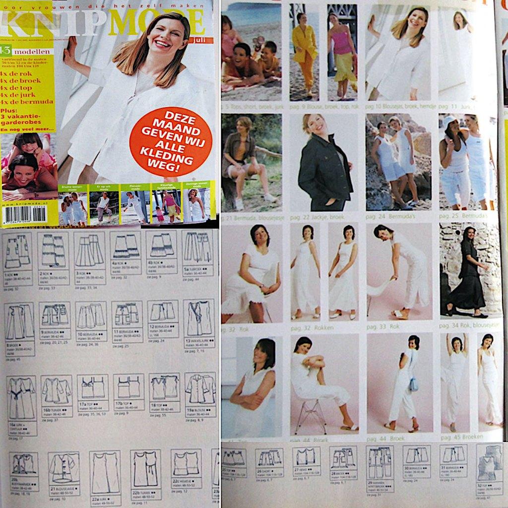 3 x KNIP-mode 2003 zie o.a. de afbeeldingen, Hobby en Vrije tijd, Kledingpatronen, Zo goed als nieuw, Overige typen, Vrouw, Knipmode