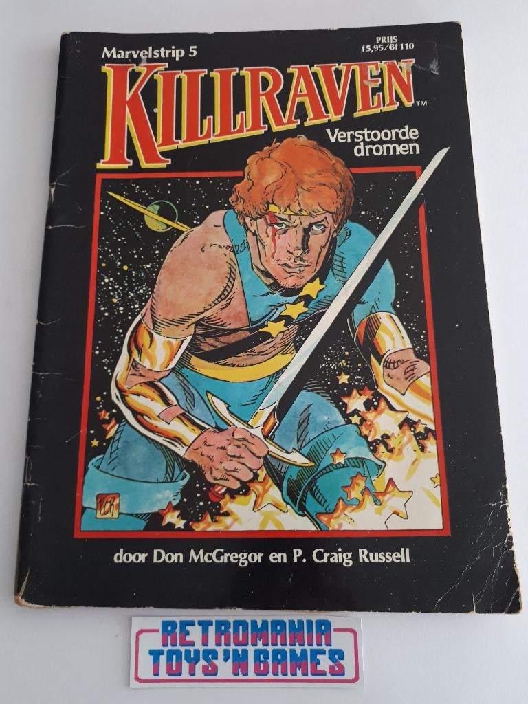 stripboek - killraven marvelstrip 5, Meerdere stripboeken, Ophalen of Verzenden, Gelezen