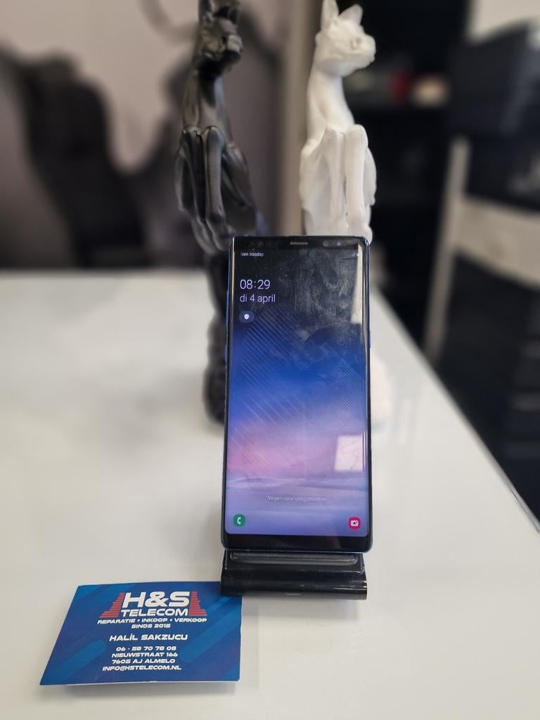 Samsung Galaxy Note 8 Blauw 64 GB 2 jaar garantie, Telecommunicatie, Mobiele telefoons | Samsung, Gebruikt, Zwart, Touchscreen