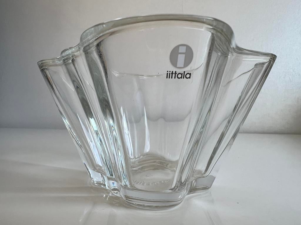Fins Design Iittala Alvar Aalto Schaal Transparant Ø14,5, Huis en Inrichting, Woonaccessoires | Schalen en Manden, Ophalen of Verzenden
