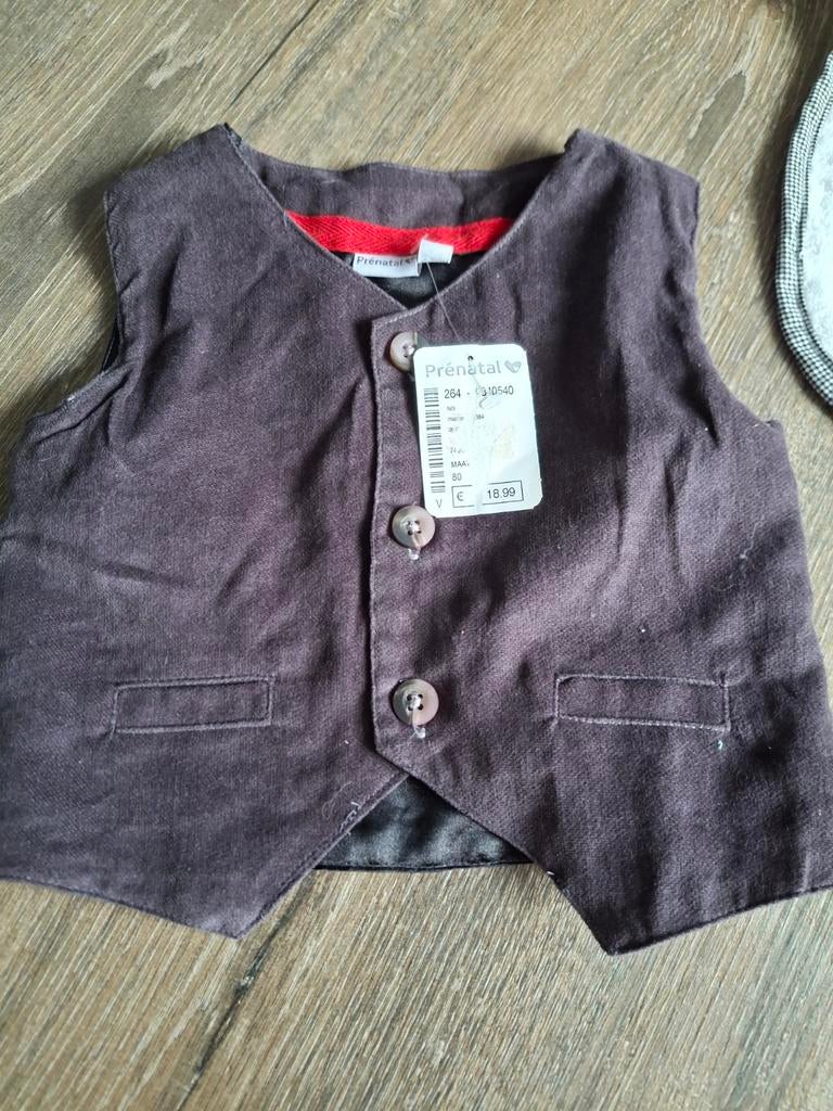 Nieuw prenatal gilet maat 80, Ophalen of Verzenden, Nieuw, Jongetje, Truitje of Vestje