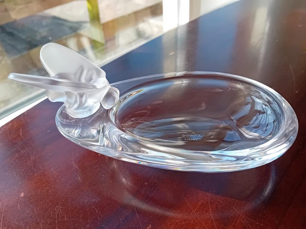 Vide Poche van kristal, Ophalen