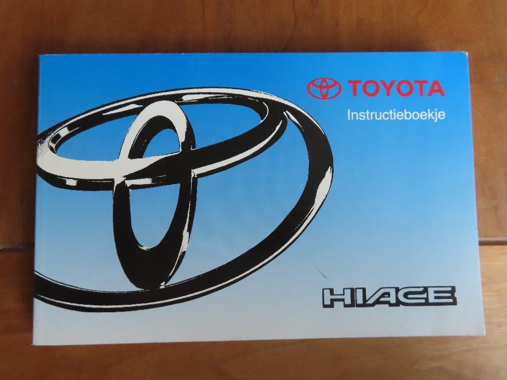 Nieuw instructieboek Toyota Hiace 1999, 232 blz, Ophalen of Verzenden