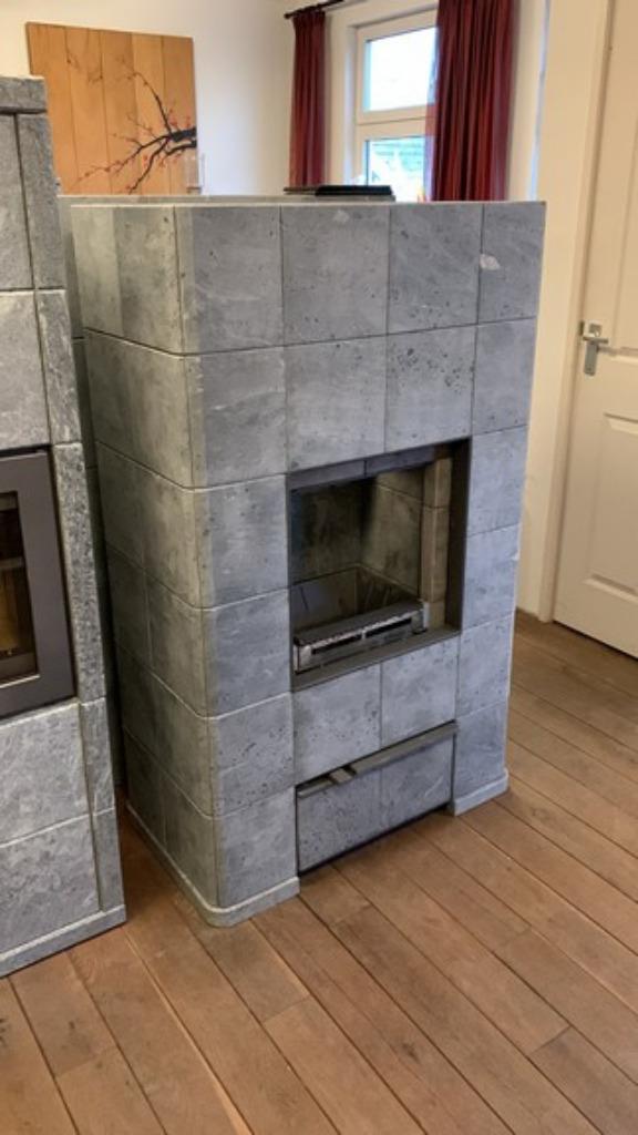 Tulikivi Kipitti speksteenkachel speksteen kachel, Huis en Inrichting, Kachels, Ophalen, Gebruikt, Houtkachel, Vrijstaand
