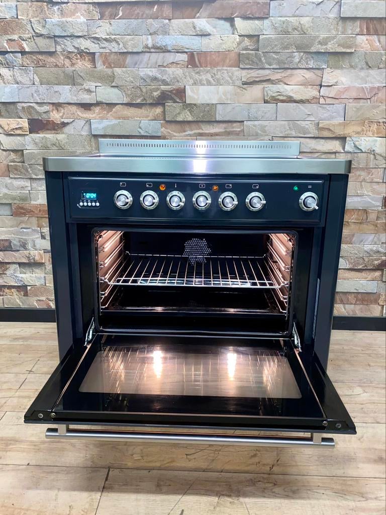 Luxe Boretti Majestic Keramisch Fornuis 5 zones 90x70 cm, 60 cm of meer, Fornello Esperta, Ophalen of Verzenden, Zo goed als nieuw