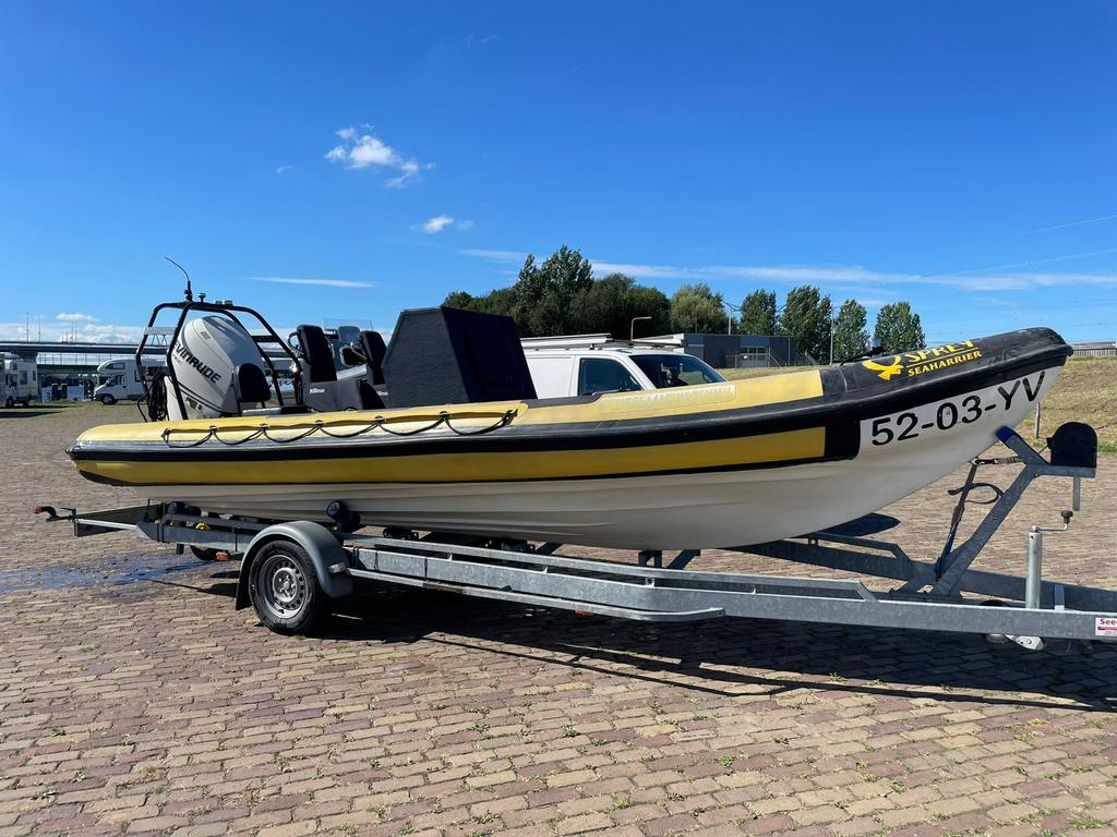 Osprey Seaharrier 660 | Evinrude 250pk etec | Trailer, Watersport en Boten, Gebruikt, Benzine, 200 pk of meer, Overige materialen