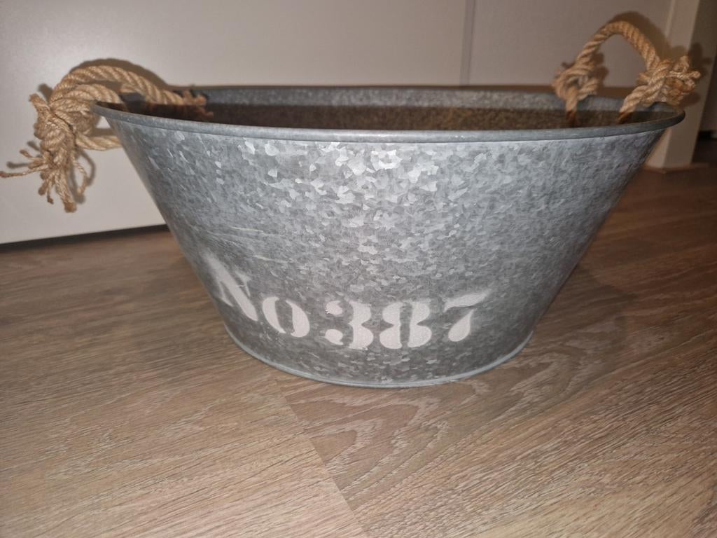 Zinken teil, Ophalen of Verzenden, Rechthoekig, Riet