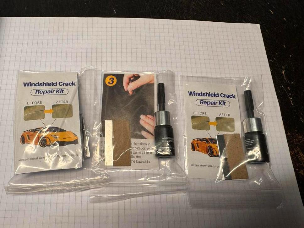 Windshield Crack Reparatie Kit - Ruitreparatieset autoruit, Verzenden, Nieuw, Universele onderdelen