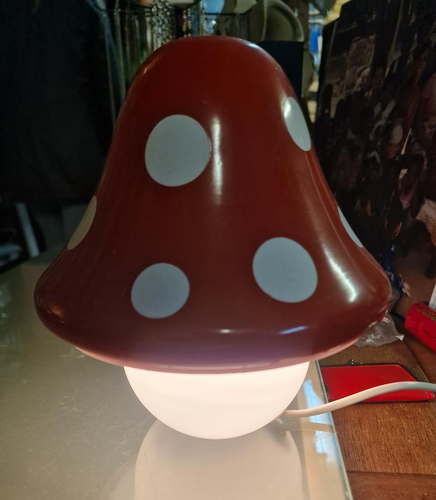 Leuk paddenstoel lampje, Huis en Inrichting, Lampen | Losse lampen, Zo goed als nieuw, Led-lamp, Minder dan 30 watt, Overige fittingen