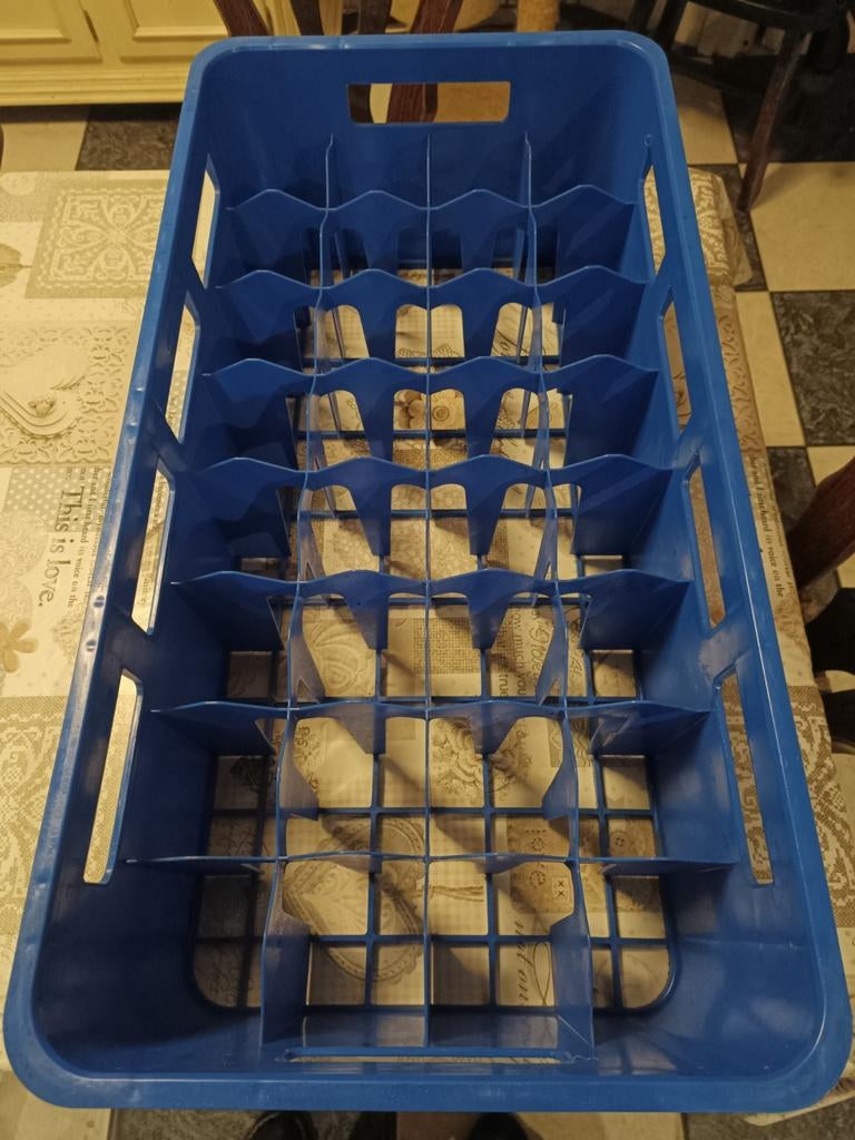 Glazen krat / flessenkrat - stevig en handig, Doe-het-zelf en Verbouw, Kratten en Dozen, 50 tot 75 cm, Minder dan 35 cm, Ophalen of Verzenden
