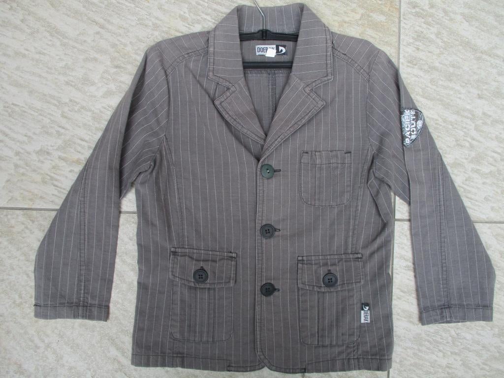 Doerak colbert jasje grijs maat 116 jas, Kinderen en Baby's, Kinderkleding | Maat 116, Gebruikt, Doerak, Ophalen of Verzenden