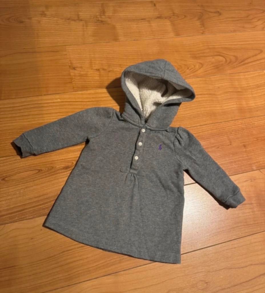 Ralph Lauren Hoodie Jurk 12M, Ophalen of Verzenden, Zo goed als nieuw, Meisje, Jurkje of Rokje
