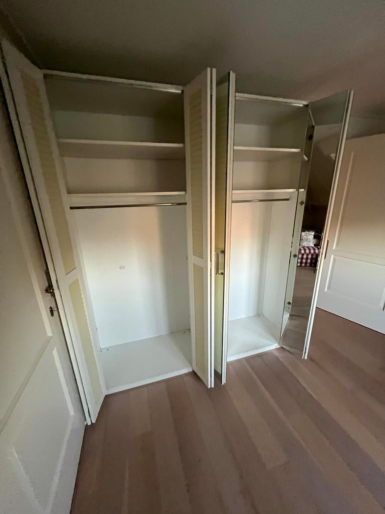 Witte Kledingkast - Gedemonteerd - Oldenzaal/Delden, Ophalen, Overige materialen, 200 cm of meer, Zo goed als nieuw