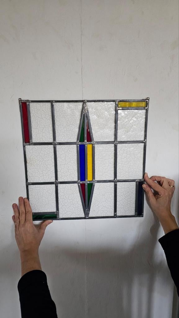 Glas in Lood Raamhanger Decoratie, Ophalen, Zo goed als nieuw