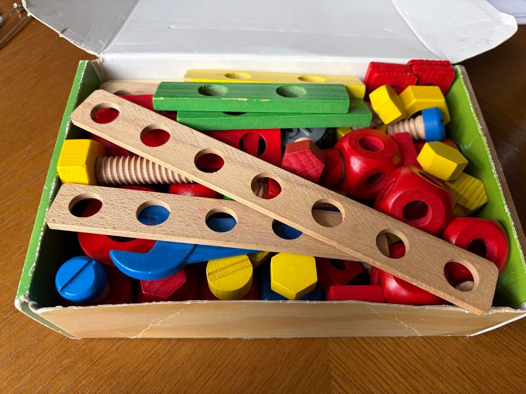 Baufix Houten Speelgoed Constructieset, Ophalen of Verzenden, Gebruikt, Overige typen